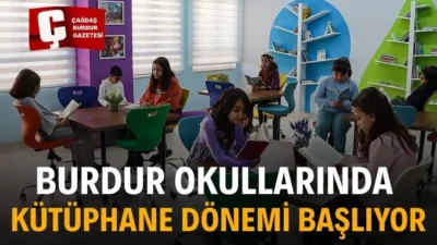 Burdur’da Okul Kütüphanelerinde Yeni Dönem Başlıyor Milli Eğitim Bakanlığı’nın Okul