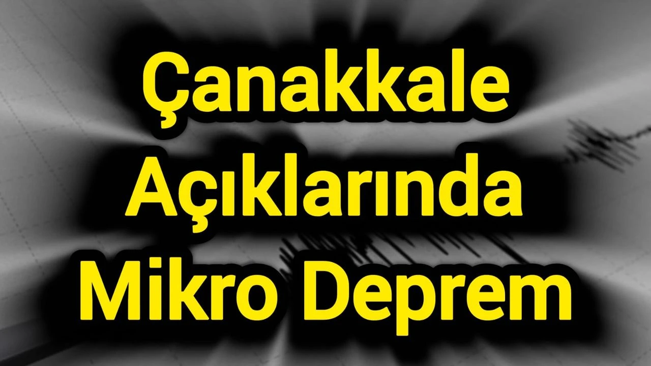 Canakkale Aciklarinda Siddetli Mikro Deprem Merkez Ussu ve Hasar Analizi