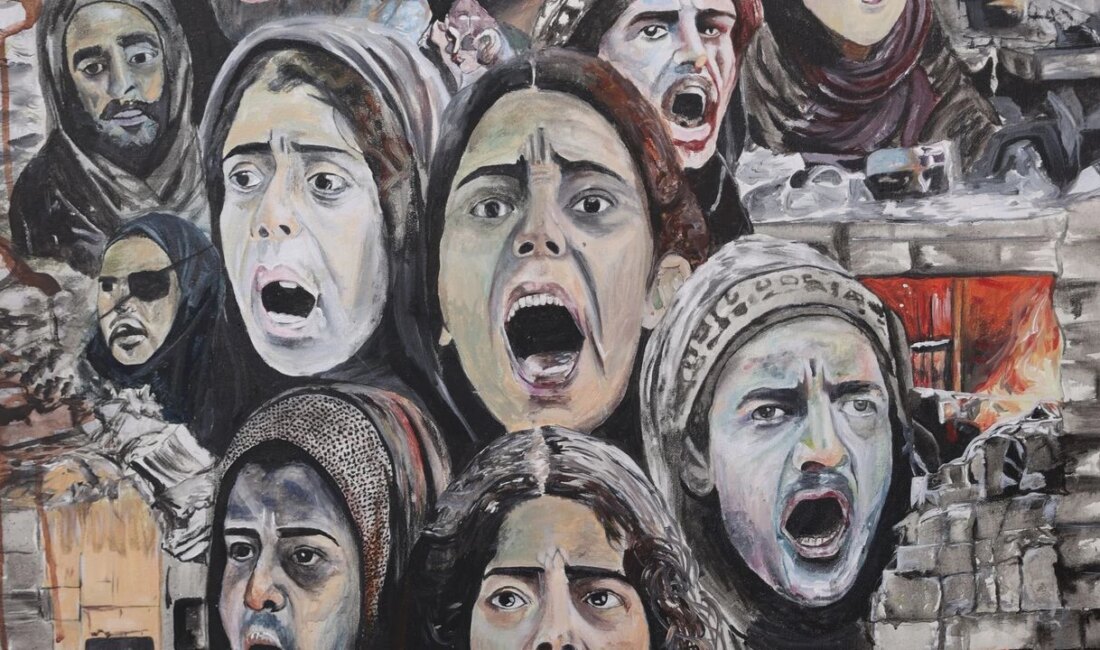 Esengül Öğretmen: Mağdur Kadınların Sesini Duyuran Eğitimci! Mardinli Ressam Esengül Bozdağ Alan, Kadınların Sesini Tuvale Taşıyor Savaş