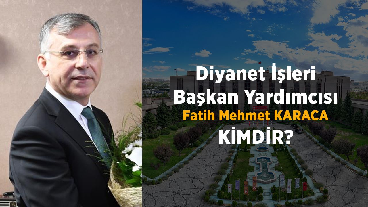 Fatih Mehmet Karaca Diyanet Isleri Baskan Yardimcisinin Portresi
