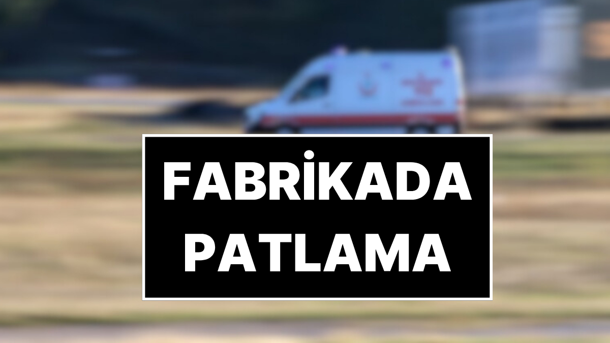 Kocaeli Kimya Fabrikasinda Sok Edici Patlama Detaylar Burada
