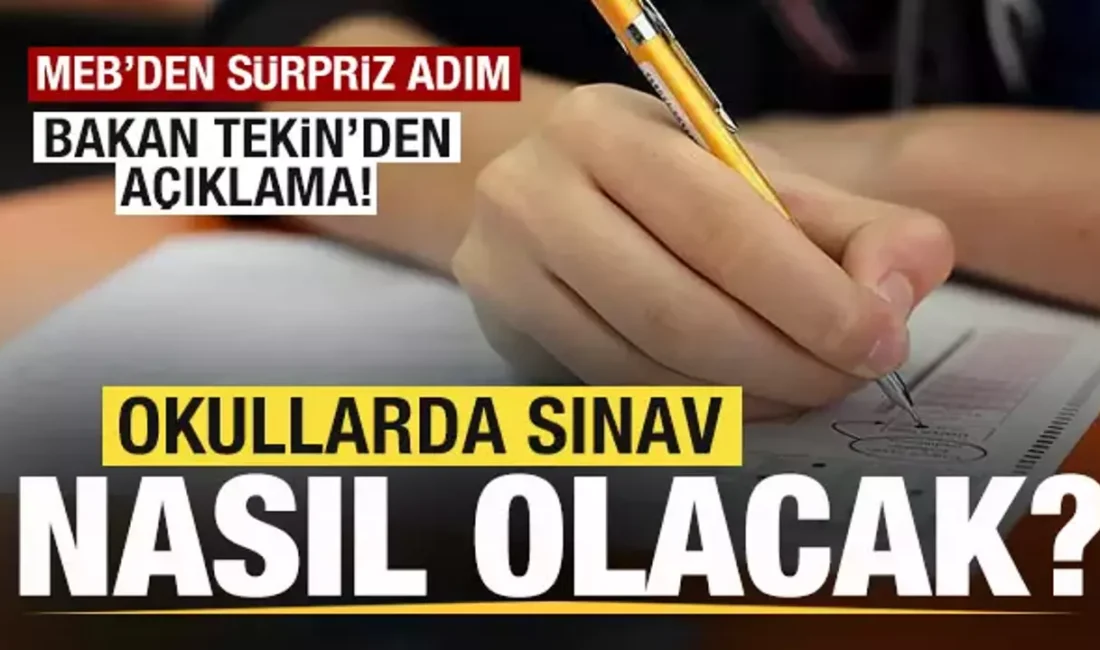 Milli Eğitim Bakanı Tekin’den Test Sınavları ve Yapay Zeka Açıklamaları