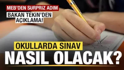 Milli Eğitim Bakanı Tekin’den Test Sınavları ve Yapay Zeka Açıklamaları
