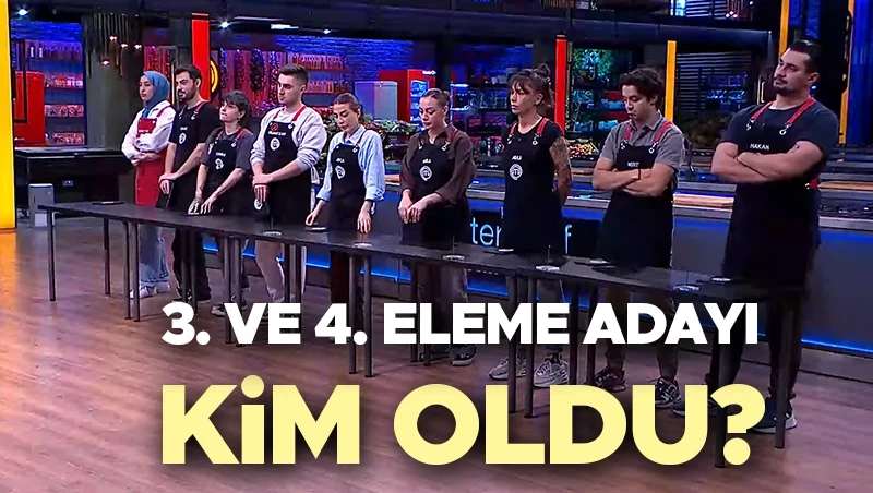 MasterChef 3. ve 4. Eleme Adayları Belli Oldu: Makarna Düellosu