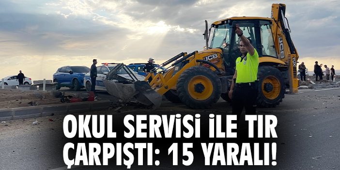 Van’da Okul Servisi ile Tır Çarpıştı: 15 Yaralı Kaza Ayrıntıları