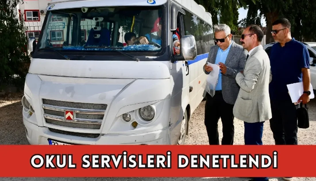 Okul Servisleri Denetlendi: Güvenli Taşımacılığın Önemi Mersin Silifke’de Uygulama Yapıldı