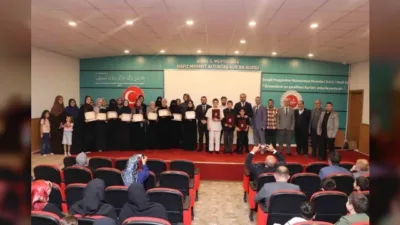 Sivasta Hafızlık Belgeleri Takdim Edildi: 14 Öğrenci Onurlandırıldı Hafızlık Sınavı
