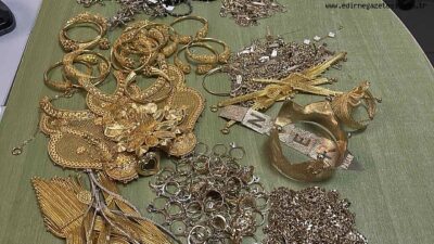 Gündem: Edirne’de Yoğurt Kovasında Gizlenmiş Altın Takılar Ele Geçirildi Flaş