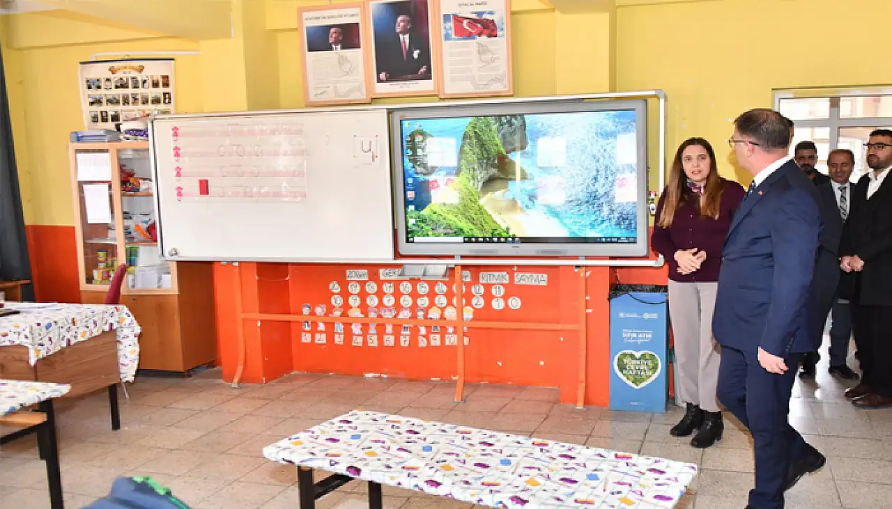 Vali Balcı'dan okul ziyareti