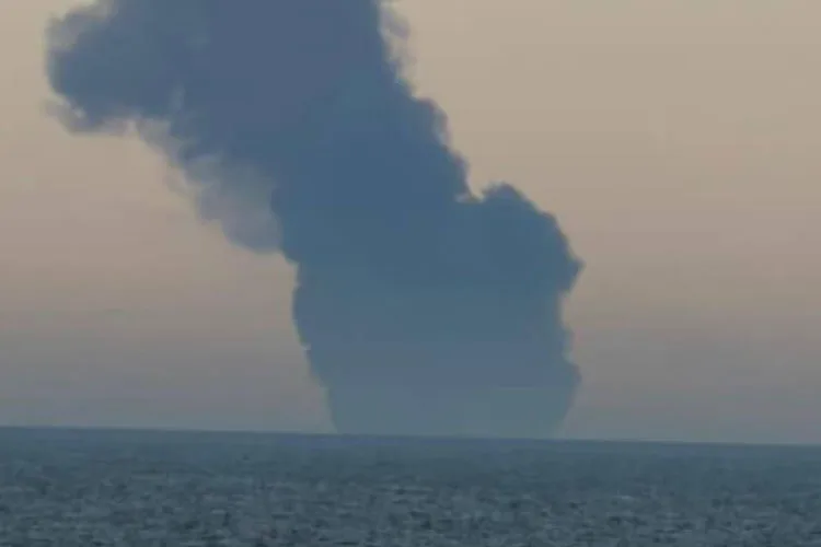 İstanbul Boğazı’nda KAIROS Tankerine Mayın Çarptı: 25 Mürettebat Kurtarıldı Olayın