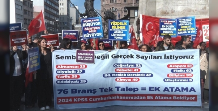 Ataması Yapılmamış Öğretmenler İçin Destek Eylemi Eğitim-Bir-Senin Genel Başkanı Talip