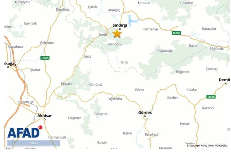 Balıkesirde 3.5'lik deprem