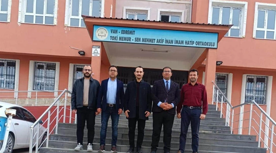 Edremit’te Eğitim Çalışmaları Yerinde İncelendi İlçe Milli Eğitim Müdürü’nden Okul