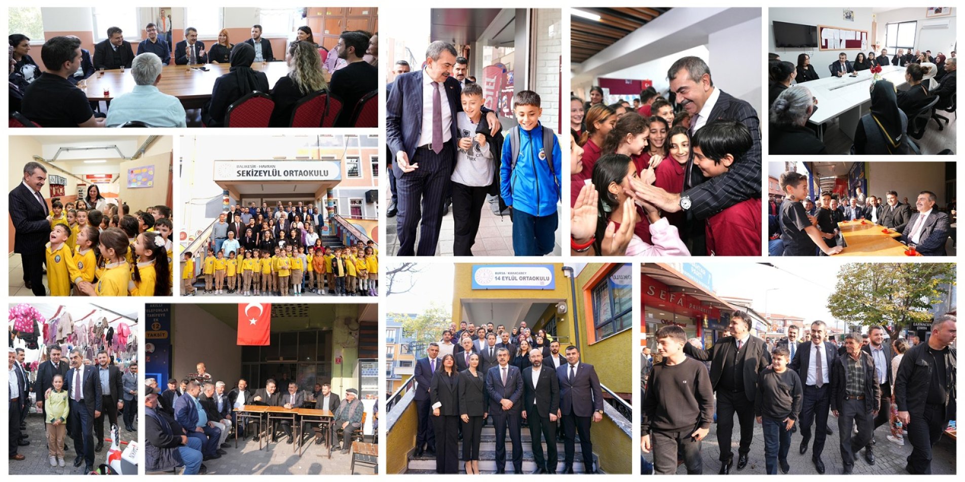 Eğitimde Sürpriz Ziyaretler: Bakan Tekin'den Bursa ve Balıkesir Okulları BAKAN TEKİN