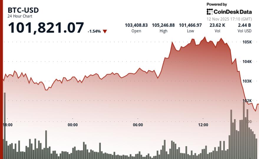 bitcoin Piyasında Düşüş: 102.000 Doların Altına Geriledi kripto Piyasalarında Sert