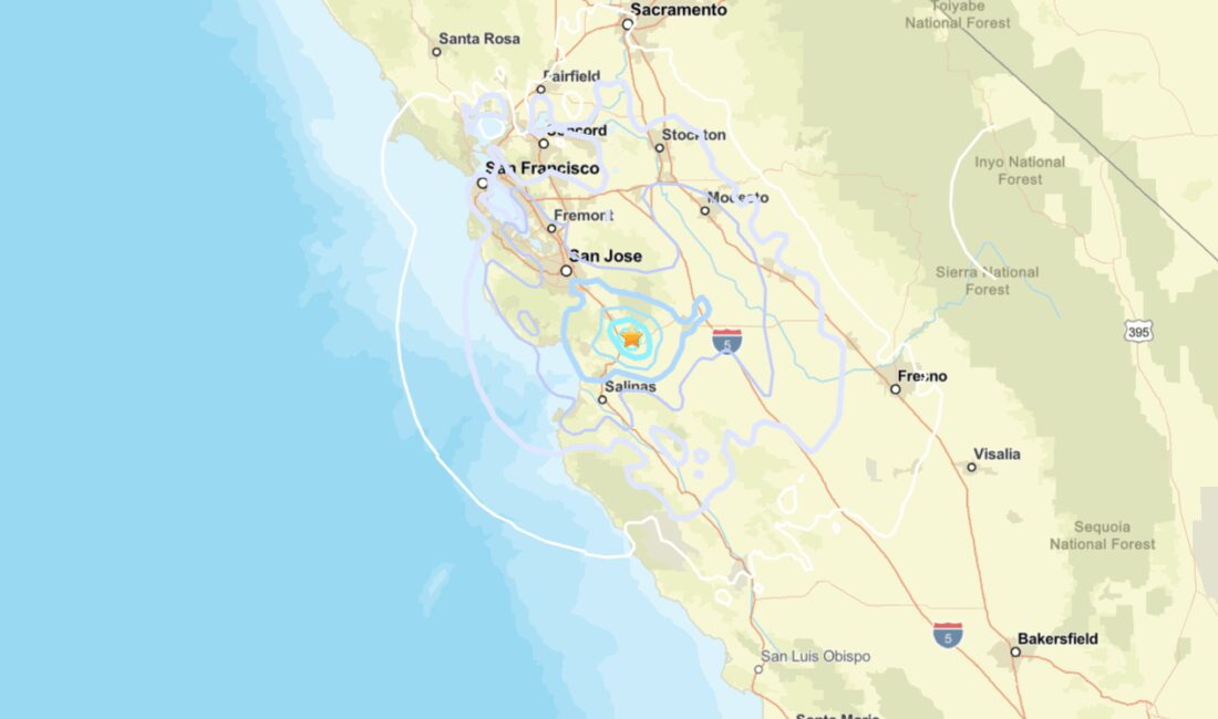 Bay Area’da 4.0 Büyüklüğünde Deprem ve Ardından İki Aftershock Deprem