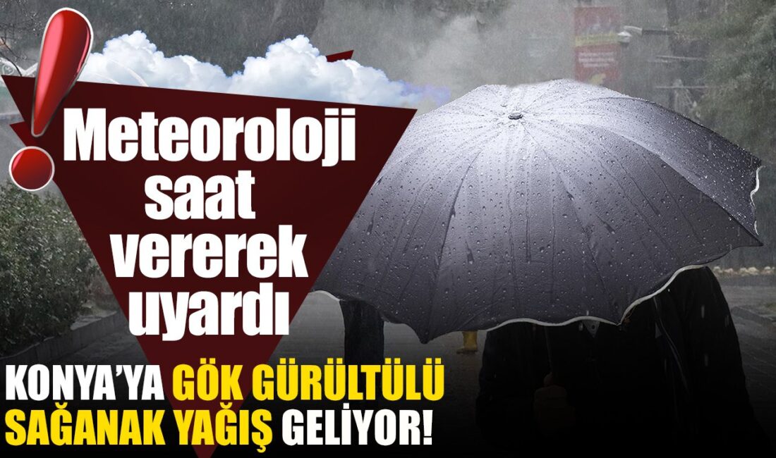 Hava Durumu: Konya’da Gök Gürültülü Sağanak Yağış Bekleniyor Güncel Hava