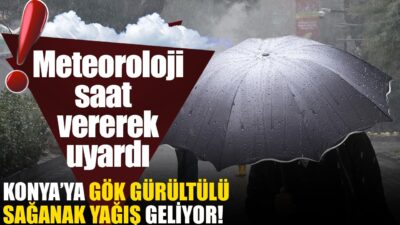 Hava Durumu: Konya’da Gök Gürültülü Sağanak Yağış Bekleniyor Güncel Hava