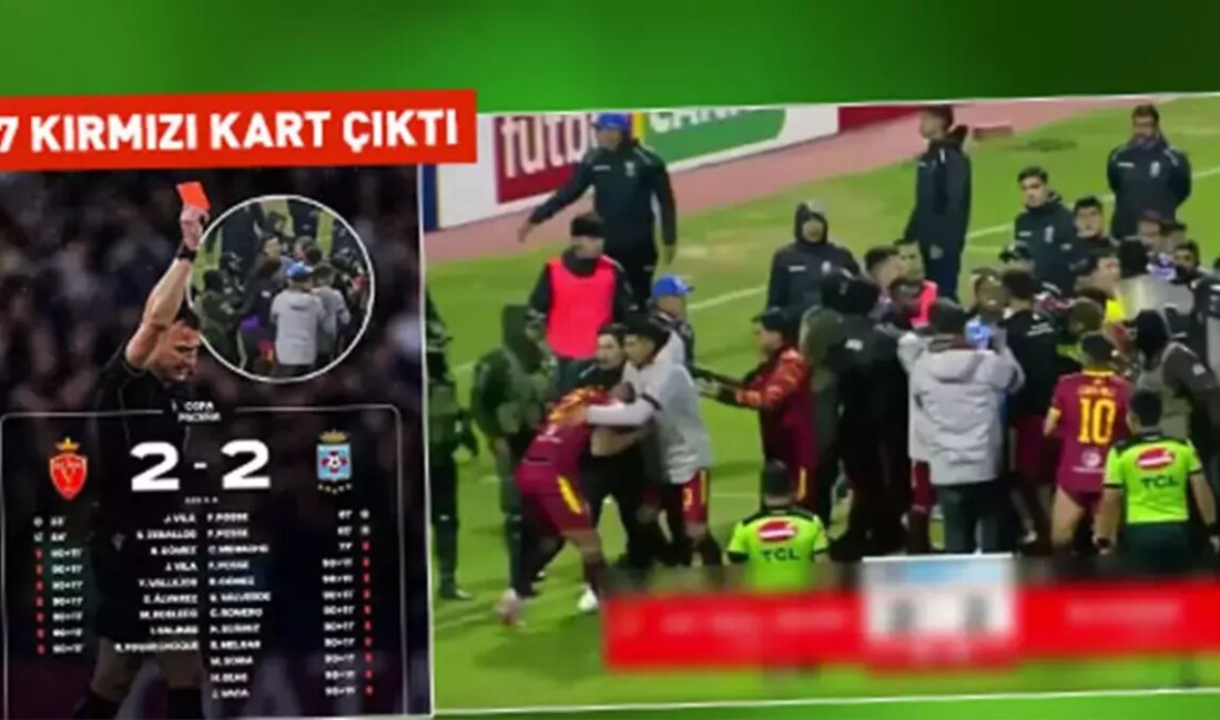 Bolivya’da Futbol Maçında Şiddet Olayı: 17 Kırmızı Kart Çıktı Bolivya