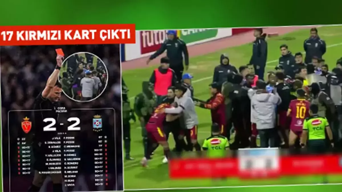 Futbol Maçında Kırmızı Kart Yağmuru: 17 Kırmızı Kart ile Şok! Futbol Macinda Kirmizi Kart Yagmuru 17 Kirmizi Kart ile Sok