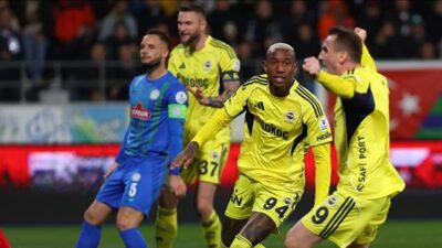 Çaykur Rizespor, Fenerbahçe’yi 2-0 Mağlup Etti Maçın Özeti: Çaykur Rizespor