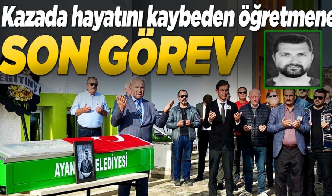 Sinop’ta Trafik Kazasında Hayatını Kaybeden Öğretmen İçin Tören Düzenlendi Sinop’ta