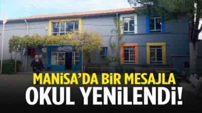 Alaşehir’de Okul Bakımında Önemli Adım: Yıldırım Beyazıt İlkokulu-Ortaokulu Yenilendi Velinin