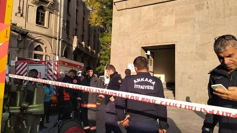 Ankara Sosyal Bilimler Üniversitesi’nde Yangın Söndürme Sisteminde Gaz Sızıntısı Olayın