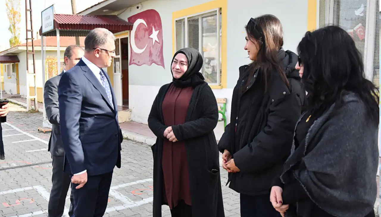 Vali Balcı'dan okul ziyareti