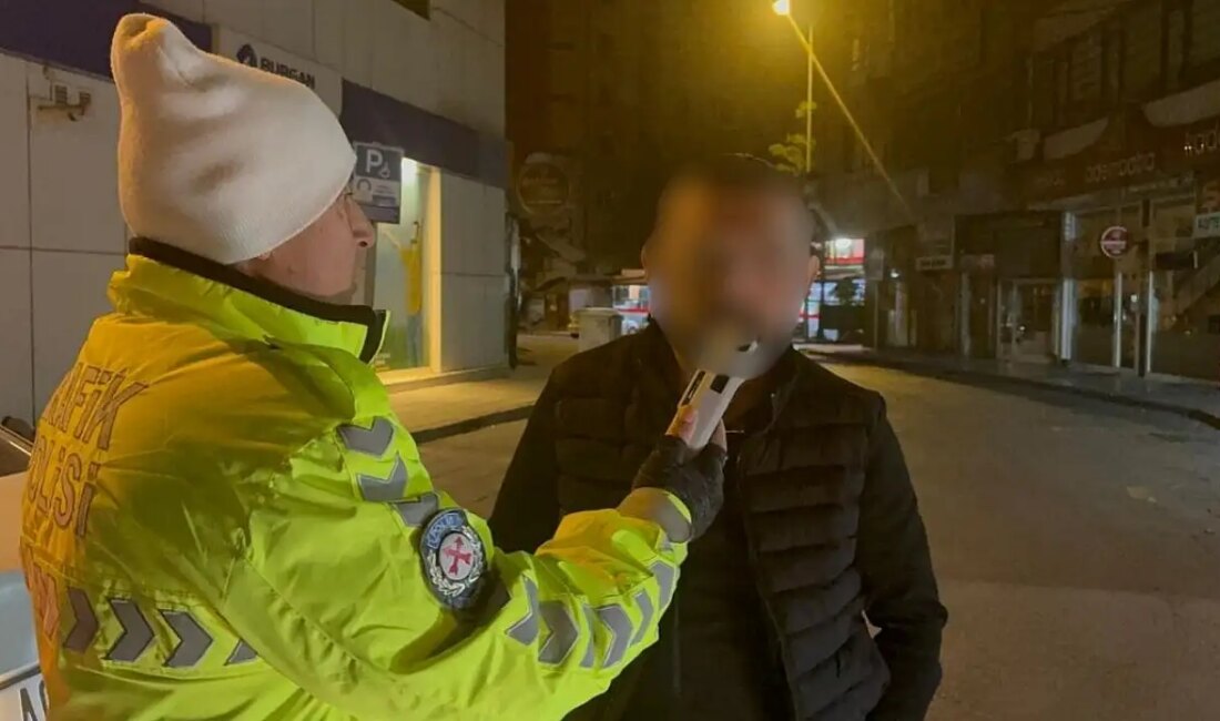 Kayseri’de Alkollü Sürücüye 6 Gün Arayla İkinci Cezası Alkollü Araç