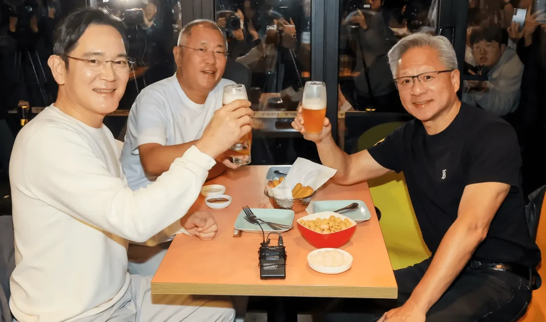 Yatırımcı Liderler: Nvidia, Hyundai ve Samsung’un Finans Buluşması Nvidia’nın Samsung ve Hyundai ile Yaptığı Resmi Olmayan Toplantı, Restoranı