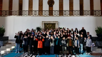 Öğrenciler Türkiye Büyük Millet Meclisi’nde Ziyaret Gerçekleştirdi Çopuroğlu İle Birlikte