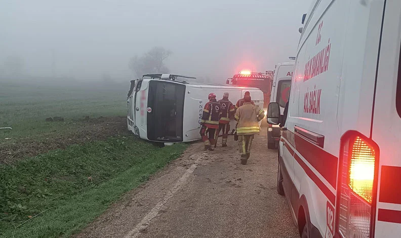 Sabah Saatlerinde Okul Servisi Kazası: 8 Öğrenci Yaralı Kazanın Ayrıntıları