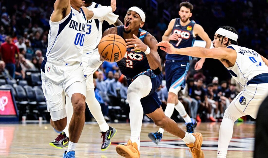 Shai Gilgeous-Alexander’ın 33 Sayısı ile Thunder, Mavericks’i Geride Bıraktı Oklahoma