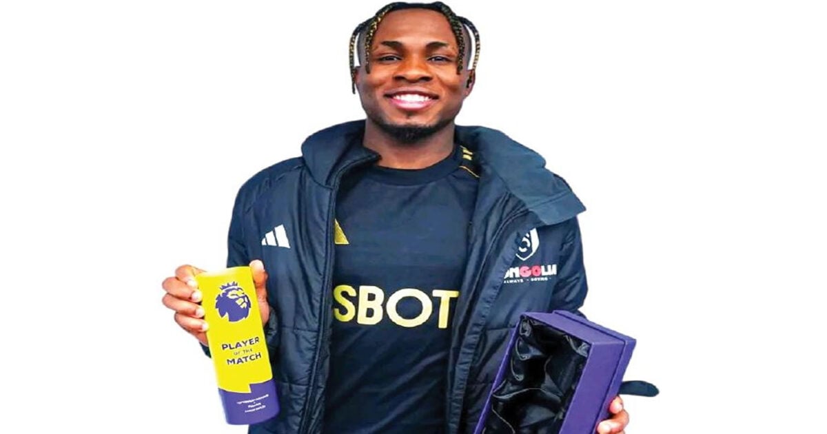 Chukwuezenin Ilk EPL Macinda Man Of The Match Heyecani