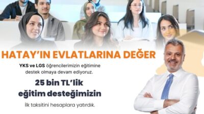 Hatay Büyükşehir Belediyesi’nden Gençlere Yönelik Eğitim Desteği Hatay’ın Geleceğine Yatırım