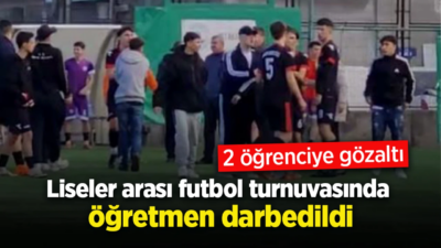 Okullar Arası Futbol Turnuvasında Şok Olay: Beden Eğitimi Öğretmenine Saldırı