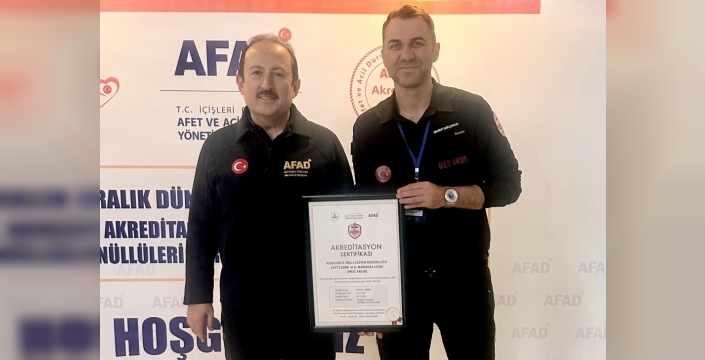 Kırşehir MEB AKUB, AFAD’dan Akreditasyon Belgesi Aldı AFAD Akreditasyon Sınavı