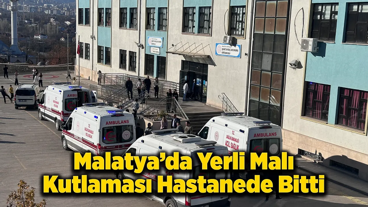 Malatya'da Öğrenciler Zehirlenme Şüphesiyle Hastaneye Sevk Edildi! Malatyada Ogrenciler Zehirlenme Suphesiyle Hastaneye Sevk Edildi