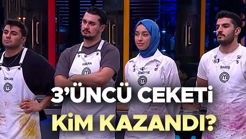 MasterChef Türkiye’de 3. Yarışmacı Kazananı Belli Oldu TV8 ekranlarında büyük