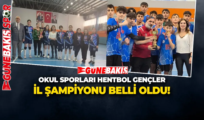 Okul Sporları Hentbol Gençler İl Şampiyonu Belli Oldu! Erzurum’da Nefes
