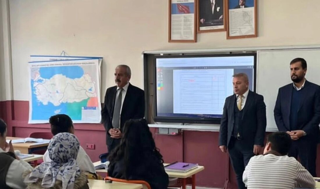 Elbistan’da Eğitimde Kaliteyi Artırma Çabaları Geçit Mevlüt Yalçınkaya İlkokulu/Ortaokulu’na Ziyaret