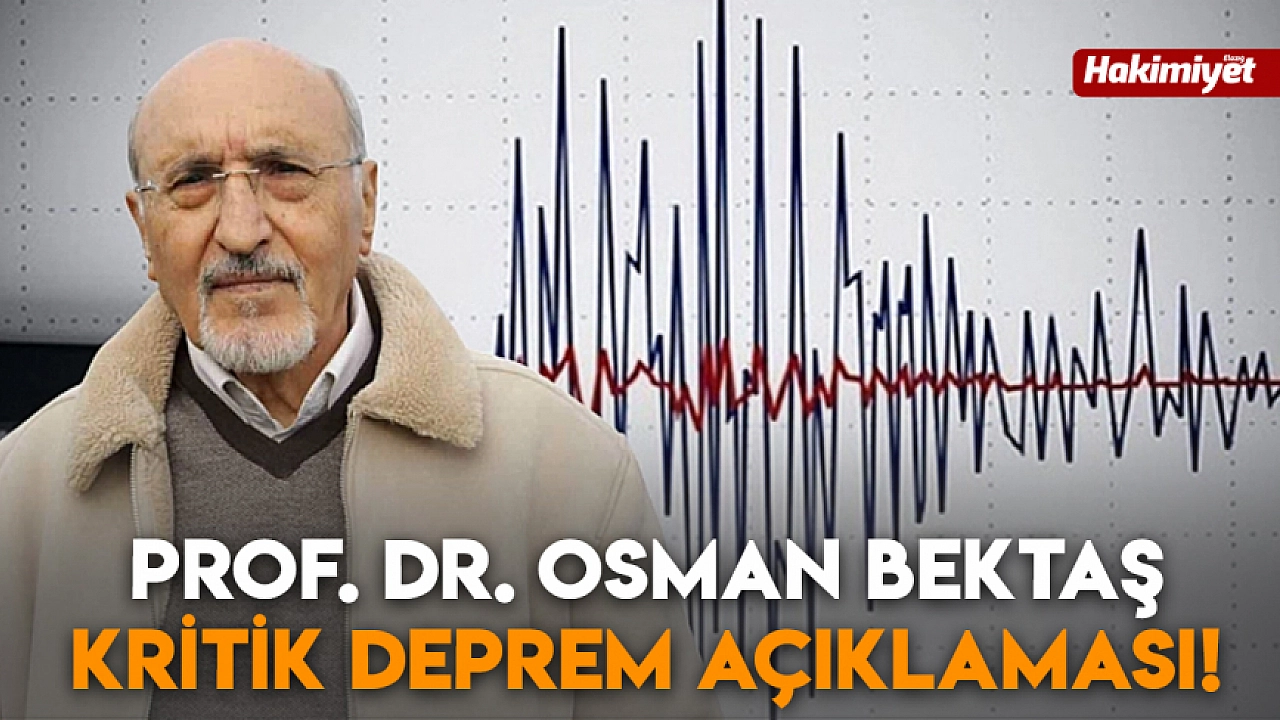 Prof Dr Osman Bektastan Kritik Deprem Sarsinti Buyukluk Hasar
