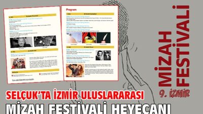 İzmir Uluslararası Mizah Festivali Selçuk Efes Kent Belleği’nde Başlıyor! Sanatın