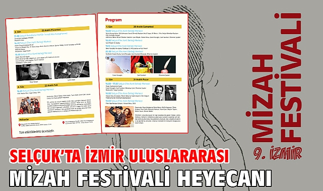 İzmir Uluslararası Mizah Festivali Selçuk Efes Kent Belleği’nde Başlıyor! Sanatın