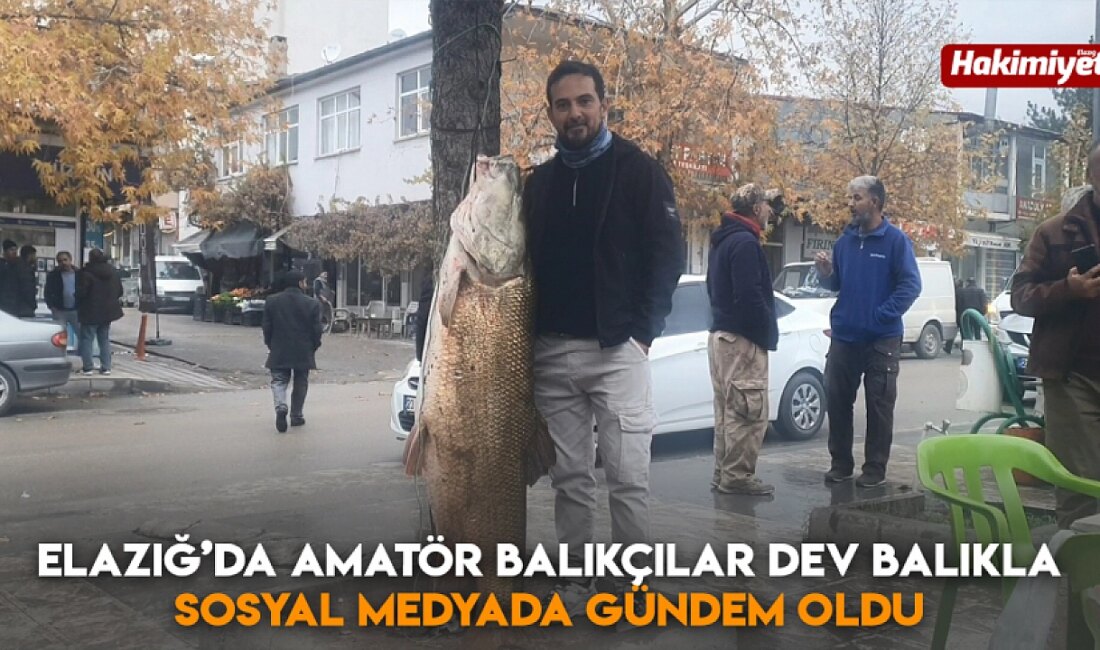 Son Dakika: Elazığ’da Amatör Balıkçılar Dev Turna Balığı Yakaladı Murat