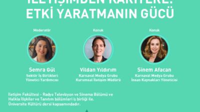 Üsküdar Üniversitesi’nde "İletişimden Kariyere: Etki Yaratmanın Gücü" Etkinliği Medya Sektöründen