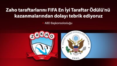 Zaho Spor Kulübü Taraftarları, FIFA En İyi Taraftar Ödülü’nü Kazandı